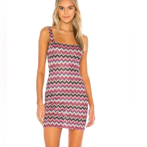 Lovers + Friends Mendocino Patterned Mini Dress - Picture 1 of 10